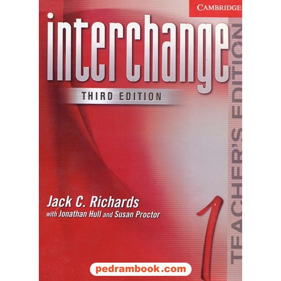 خرید کتاب اینتر چنج 1 کتاب معلم / ویرایش سوم /  interchange 1 teacgers edition / انتشارات جنگل کد کتاب در سایت کتاب‌فروشی کتابسرای پدرام: 1701